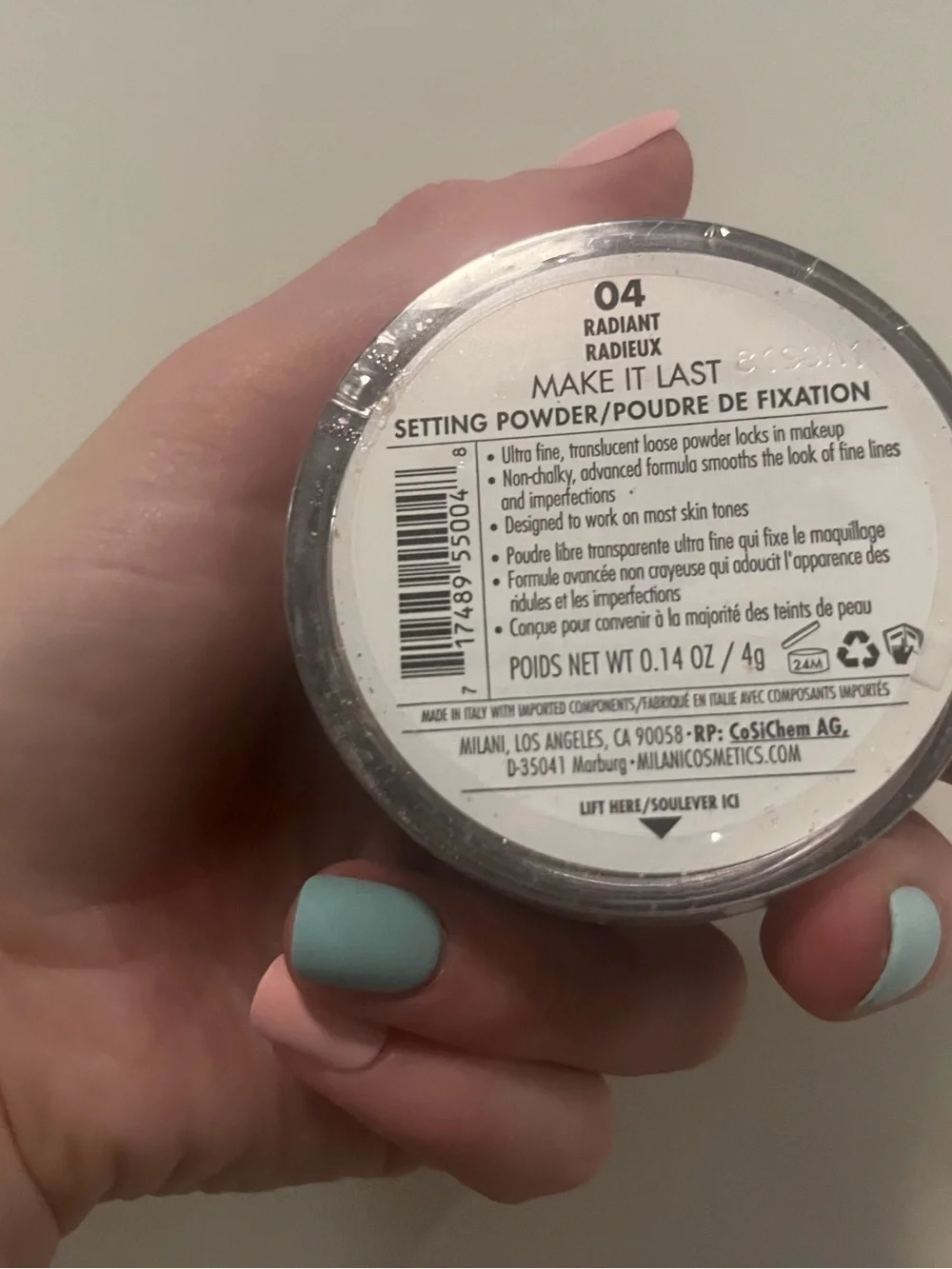 Brand new Milani Make It Last Setting Powder 04 Radiant